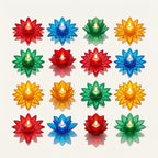Lotus Reflection Diya(Pack of 12)